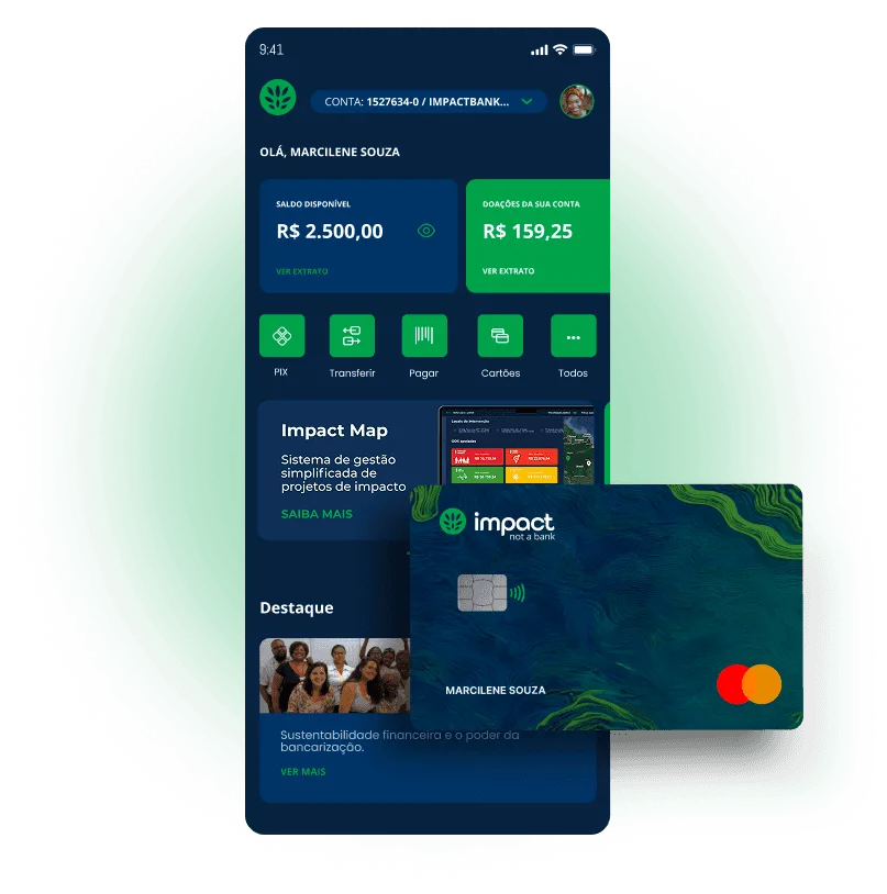Impact App - Application interface